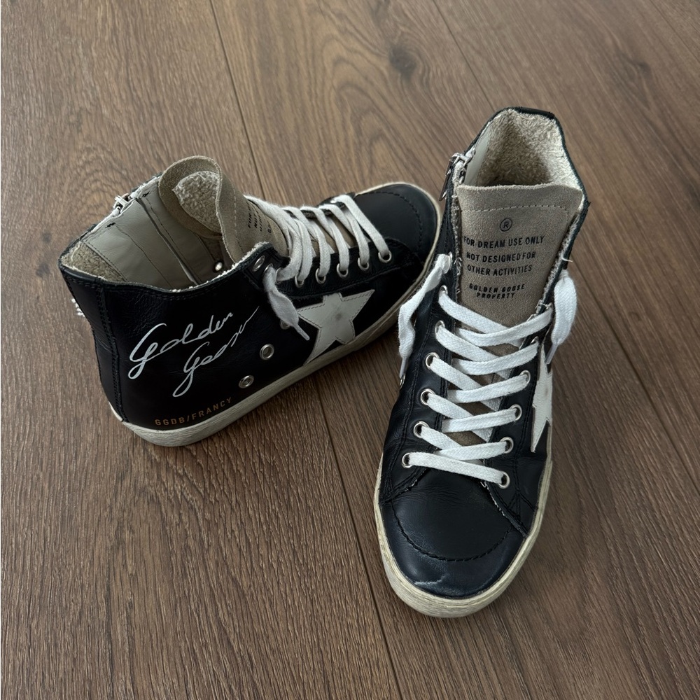 Golden goose francy high tops size 35